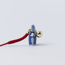 根付キーホルダー（ココロシズカの午・青）