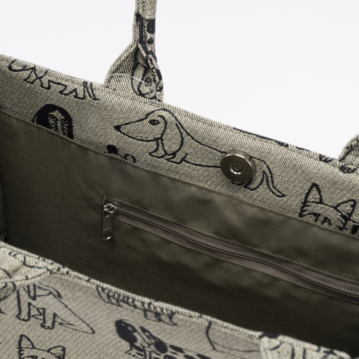 ジャカードトートバッグ