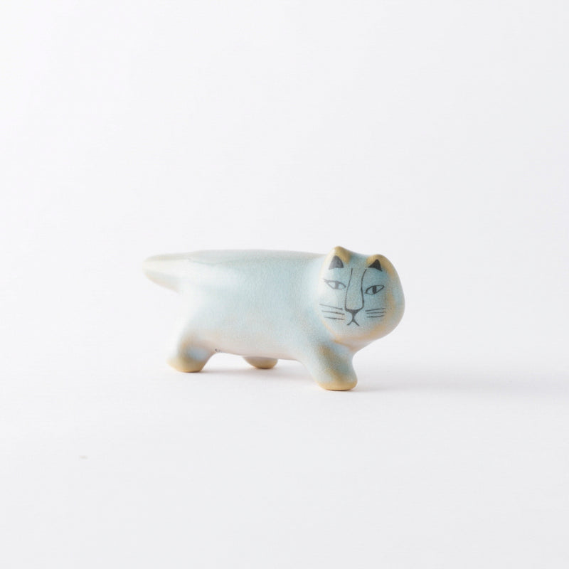 猫 のアンティークブリキポット　八ケ岳倶楽部　サイズ18×17 にっぽんのリサ猫（十番、萩）夏時雨