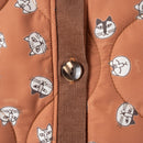 Quilt vest (sketch cats)