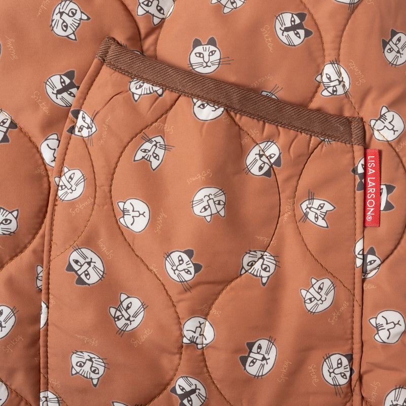 Quilt vest (sketch cats)