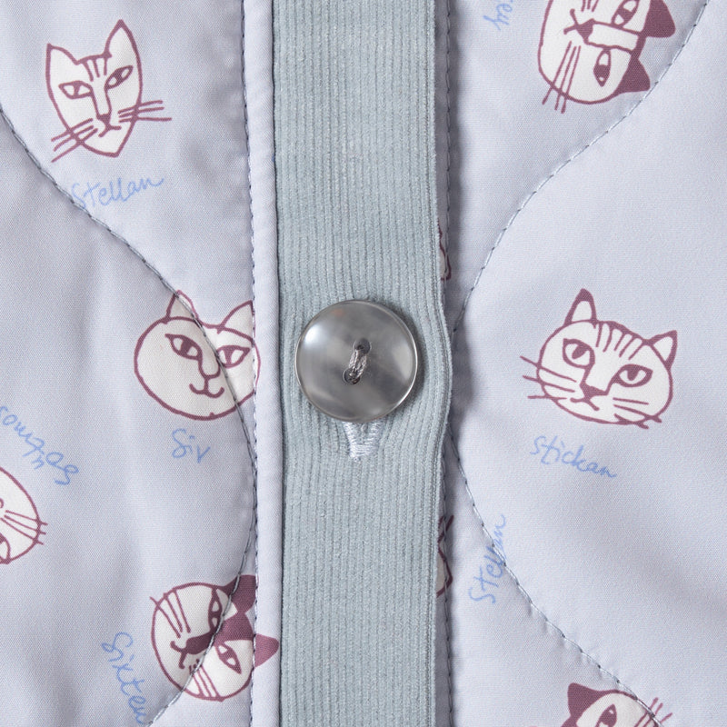 Quilt vest (sketch cats)