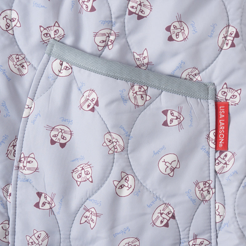 Quilt vest (sketch cats)