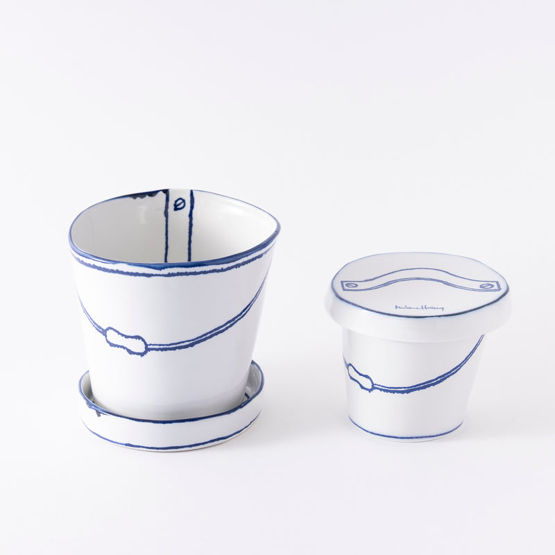 植木鉢と新しい用途のためのバケツセット（seto&Ureshino）