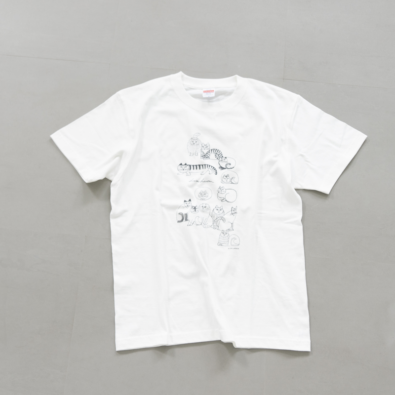 T -shirt (sketch cat / vanilla white)