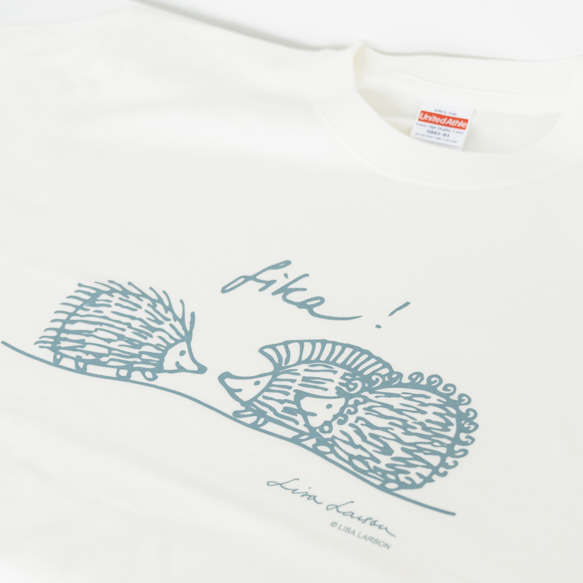 Tシャツ（ハリネズミ・バニラホワイト）