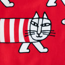 Printed and wet (my key pattern, red x red)