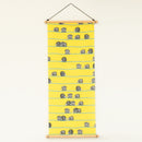 捺染てぬぐい（出会いのはりねずみ・イエロー）