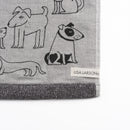 タオル（スケッチいぬたち・ガーゼ）