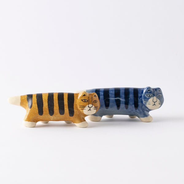 【非売品 レア物】 ジブリ美術館 信楽焼湯のみ 「ネコバスに乗って」2個セット にっぽんのリサ猫（信楽の二匹セット）