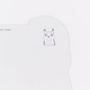 ポストカード（Owl with a flower）