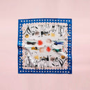 手帕（花生藍色）