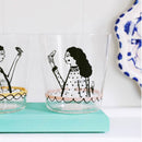 鳥好きのためのグラス（ピンク）