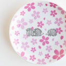 豆皿（波佐見焼・さくらのはりねずみ）