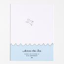 【受注生産】額装プリント「海のむこうへ（海のむこうで）」