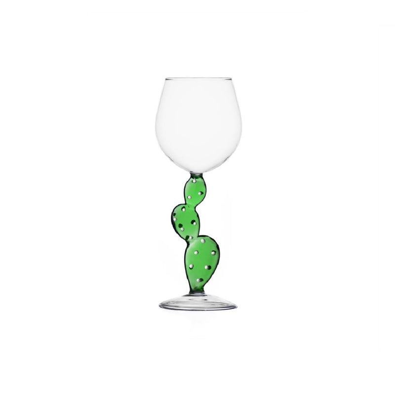 Cactus wine glass