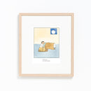 【受注生産】額装プリント「お月さまのもとで（ほんとうの私たち）」