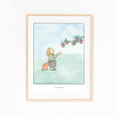 【受注生産】額装プリント「果物がなるところ（ほんとうの私たち）A」