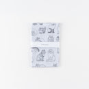 印刷和濕（素描貓，灰色）