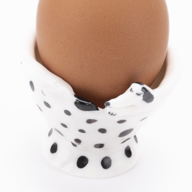 Egg stand (black mimi / dot)