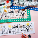 手帕（花生藍色）