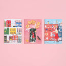 A5大雪石頭（女孩和狗）