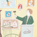 プリント（アンティークオークション・額付き）