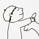 【受注生産】額装プリント「みみのうしろ（ブルッキーのひつじ）」