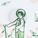 陶器和繪畫花3號（帶有額頭）