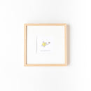 【受注生産】額装プリント「なんてかわいい帽子（海のむこうで）」