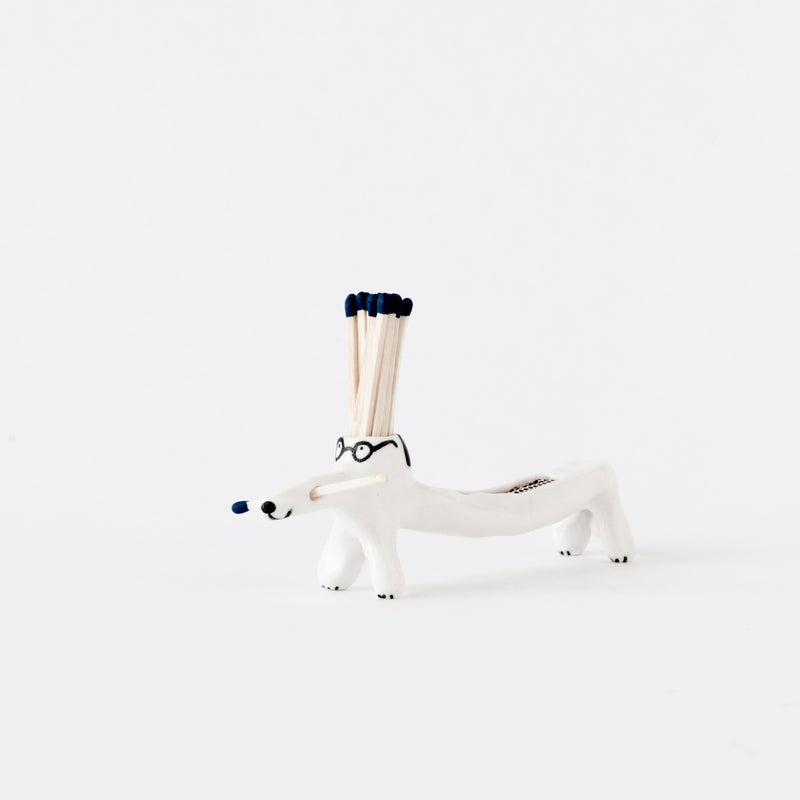 Match stand (glasses dog)
