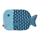 Hot water bottle (hottie) Fin blue