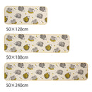 廚房墊子（50 x 180厘米，木質堅果和刺猬）