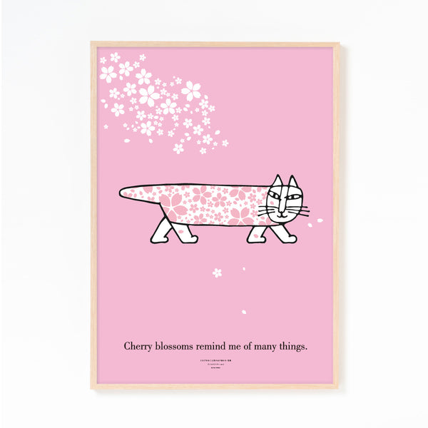 受注生産】額装プリント「さくらのマイキーNo.1」