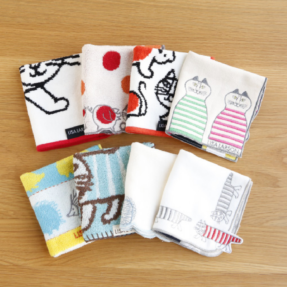 ミニタオル（ハリネズミ3兄弟・シルエット）