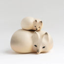 雪中的福克斯亲子套装