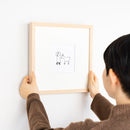 【受注生産】額装プリント「みみのうしろ（ブルッキーのひつじ）」