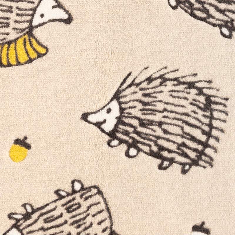 Toilet mat (nuts and hedgehogs)