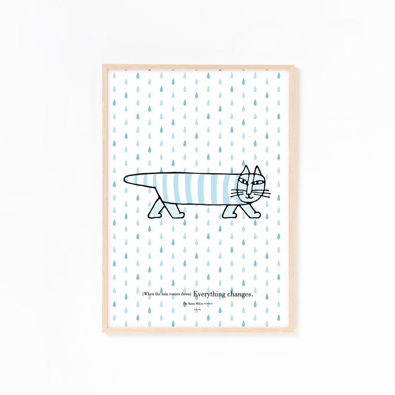 [製作 - 訂購生產]框架印刷“ The Rainy Mikey”