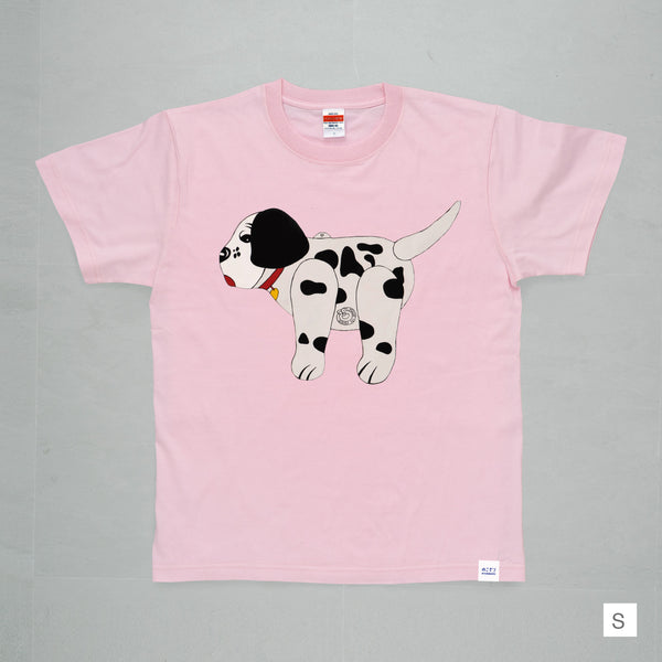 Tシャツ（ピンク・犬）