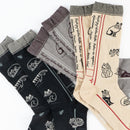 Antipast Socks 3對（素描貓）
