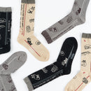Antipast Socks 3對（素描貓）