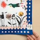 手帕（花生藍色）