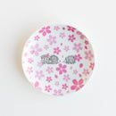 豆皿（波佐見焼・さくらのはりねずみ）