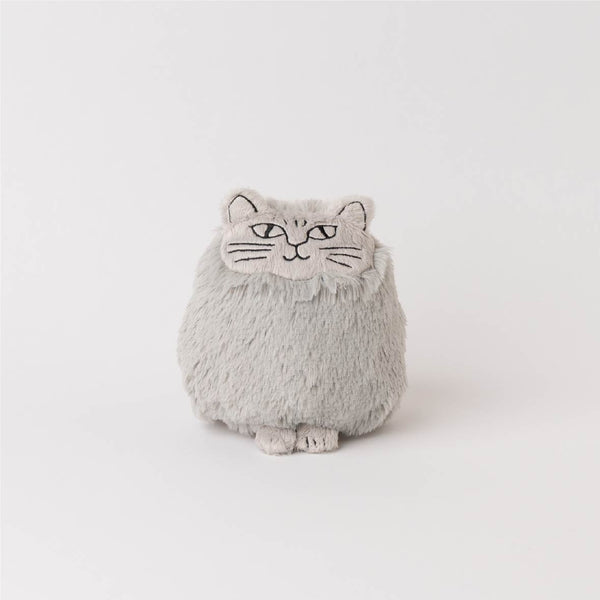 ドイツ 舌ペロのグレーねこ ぬいぐるみ ぬいぐるみ(ぐれーのペッパー)