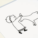 【受注生産】額装プリント「みみのうしろ（ブルッキーのひつじ）」