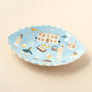 聚集在一個大花園中（莊嚴的花園淺藍色，26.5厘米）