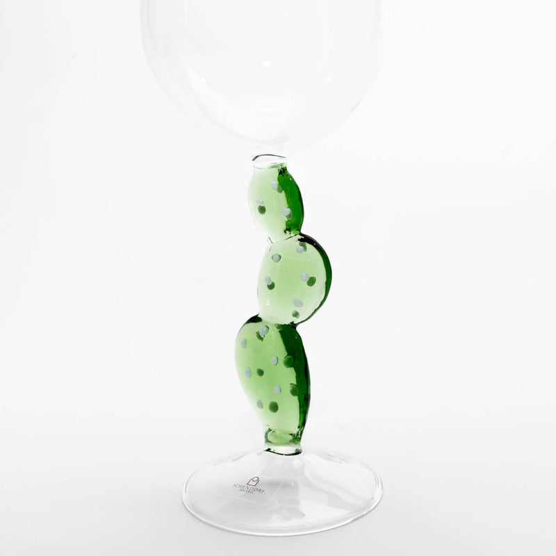 Cactus wine glass