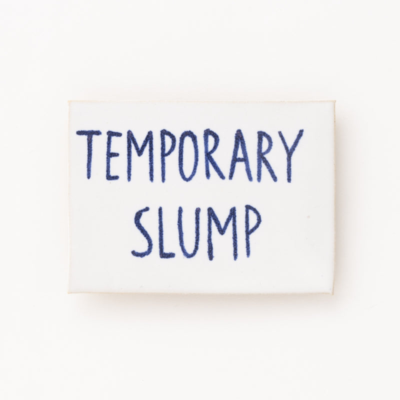 言葉のプレート（Temporary Slump）