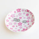 豆皿（波佐見焼・さくらのはりねずみ）